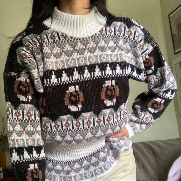 Vintage winter sweater - Picture 2 of 8